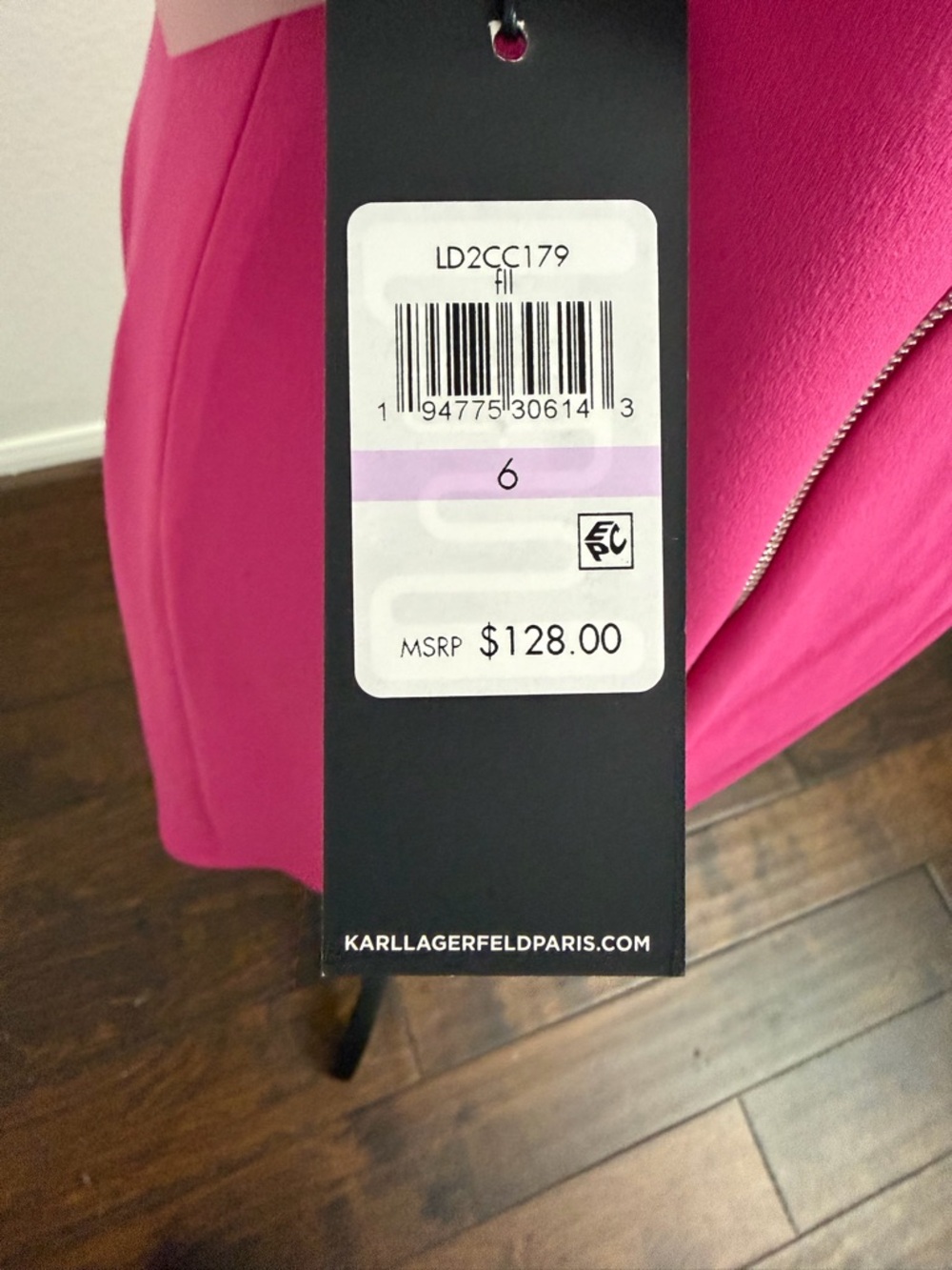 Side Ruched Scuba Crepe Sheath Dress - Picture 5 of 6